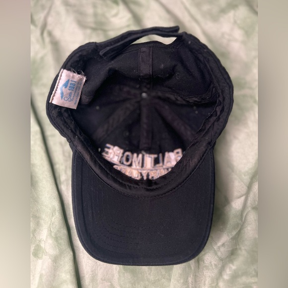 Black Baltimore Maryland Dad Hat - Picture 2 of 5